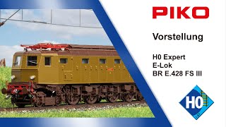 PIKO V143 H0 Expert ELok BR E428 FS III 97464ff [upl. by Bleier]