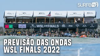 WSL Finals 2022 A Previsão Das Ondas WSL WSLFinals Trestles [upl. by Lal]