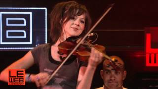 Lindsey Stirling Hip Hop Violinist  LeWeb London 2012  Plenary 1 [upl. by Raynah]