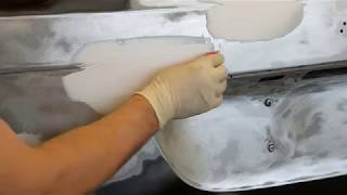 Car painting with Devilbiss Gti pro lite air cup te10 and te20 [upl. by Colville]