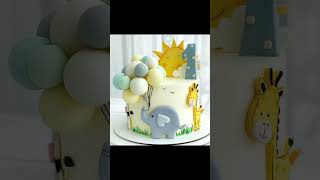 Jungle theme cake theme ideas 💡 [upl. by Nappie]