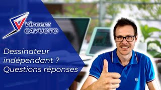 Questions réponses pour devenir dessinateur indépendant [upl. by Tezzil261]