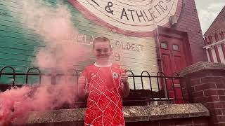 🎥 Cliftonville Football Club  Academy Kit 202425  O’Neills  Fionn Mackin [upl. by Htilil345]