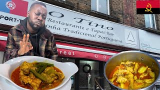 EPIC ANGOLAN FOOD in London  OTino Food Review [upl. by Nirahs]