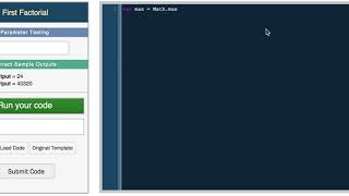 Math functions in JavaScript  Coderbyte [upl. by Beera]