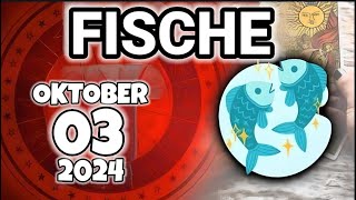 horoskop Fische Donnerstag 03 Oktober 2024 [upl. by Anaytat]