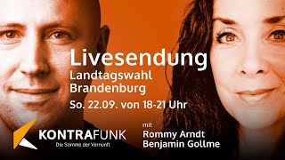 🔴 KONTRAFUNK live – Sondersendung zur Landtagswahl in Brandenburg [upl. by Eeniffar]