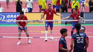 Sepak Takraw Kings cup  Highlights  Early game Malaysia VS Thailand [upl. by Atsed]