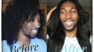 How to Straighten Curly Hair FAST 20 Minutes [upl. by Nett]