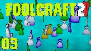 FoolCraft 2 Modded Minecraft 03 Starter Loot Bag Farm [upl. by Cleo]