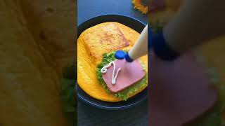 Easy🤤 Breakfast Sandwich🥪 Recipe😋  shorts sandwichrecipe [upl. by Folberth]