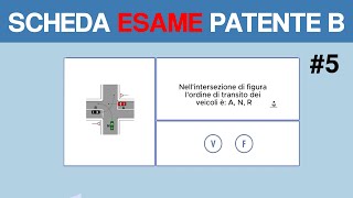 SCHEDA ESAME PATENTE B 2024 5 [upl. by Leorsiy248]