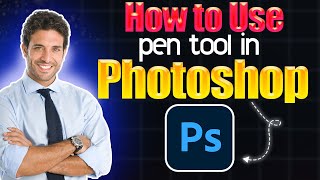 How to use pen tool in Photoshop [upl. by Dorcus]