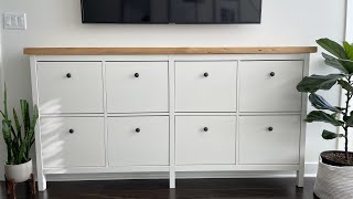 HOW TO assemble IKEA Hemnes shoe cabinet HACK [upl. by Amalie]