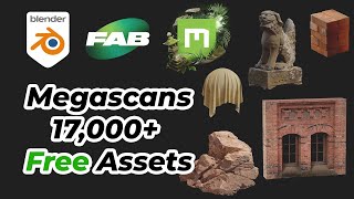 Megascans Free Assets  Tutorial [upl. by Eniluap]