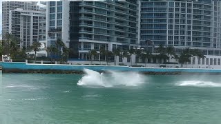 HIGH SPEED ACCIDENTCOMPLETE FOOTAGE AT HAULOVER INLETboating [upl. by Wu939]