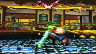 Street Fighter VS Tekken  XBOX 360 BR [upl. by Nilyahs]