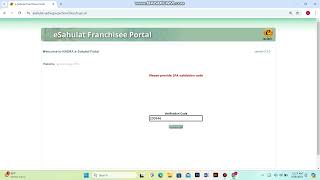 HoW To Use E Sahulat Franchisee Portalnadraservices E Sahulat [upl. by Noiraa324]