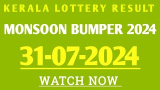 MONSOON BUMPER 2024 BR98 KERALA LOTTERY RESULT 31 JULY 2024 [upl. by Llebana931]