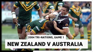 New Zealand v Australia  Game One  2004 TriNations  Full Match Replay  NRL Throwback [upl. by Toddie640]