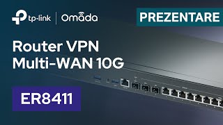 TPLink Omada ER8411 Router VPN MultiWAN 10G [upl. by Cleasta]