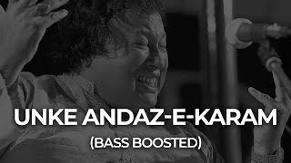 Unke AndazeKaram 🎶  Bass Boosted Tribute to Ustad Nusrat Fateh Ali Khan 🔊🔥 Viral TrendingMusic [upl. by Deach]