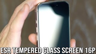 ESR Tempered Glass Screen Protector iPhone 16 Pro [upl. by Akcire519]