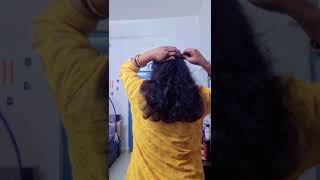 College hairstyle simple hairstyle 😍 👌 [upl. by Jerusalem]