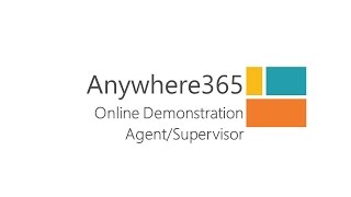 Anywhere365 Online Demonstration  AgentSupervisor Dutch [upl. by Llertnad226]