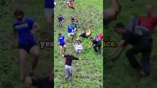 Coopers Hill Cheese Race Unforgettable Moments shorts [upl. by Nile]