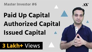 Paid Up Capital Authorized Capital amp Issued Share Capital  6 MASTER INVESTOR [upl. by Eeleimaj]