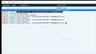 Como descriptografar seu arquivo usando o Kali Linux [upl. by Yramesor]