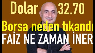 Dolar 3270i geçti  Borsanın bayram sonrası yönü  Faiz ne zaman iner [upl. by Zelten]