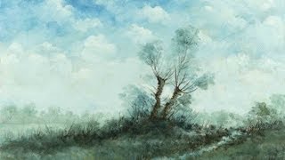 Coppiced Trees  Time Lapse Painting [upl. by Peppard311]