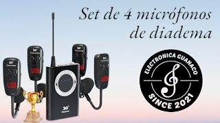 🥇MEJORES MICROFONOS INALAMBRICOS🥇 MEJORES MICROFONOS INALAMBRICOS DE DIADEMA AudioSinLímites [upl. by Haakon660]