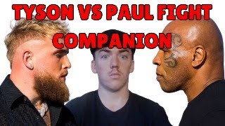 JAKE PAUL VS MIKE TYSON FIGHT COMPANION LIVE STREAM [upl. by Lesak]