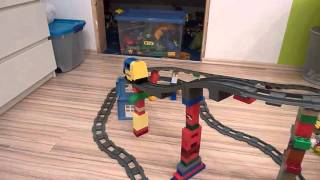 LEGO DUPLO Eisenbahn Achterbahnfahrt [upl. by Etsirhc57]