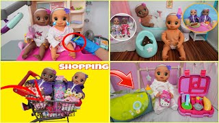 Baby Alive Baby doll twins Morning Routine compilation [upl. by Rosenbaum]