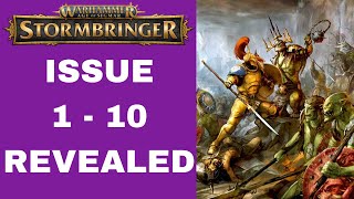 Warhammer AoS Stormbringer Magazine  Issues 1  10 Revealed [upl. by Shipp]