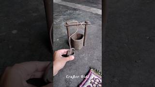 Using clay to make well 😱 art clay pottery shorts viral minivlog [upl. by Ruy]