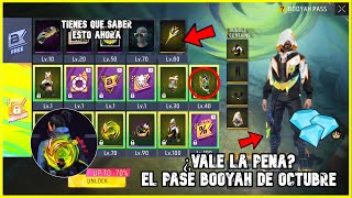 ¡ANALIZANDO el PASE BOOYAH de OCTUBRE 2024 Completo ¿Vale la pena Free Fire [upl. by Georgianne]