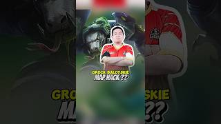 GROCK BALOYSKIE Map Hack 😱grockbloyskie baloyskie mplseason14 grockmlbb mlbb [upl. by Nylarac]