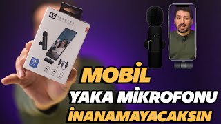 UYGUN FİYATA PROFESYONEL VİDEO ÇEK  TORİMA KABLOSUZ K9 İPHONE VE TELEFON İÇİN YAKA MİKROFONU [upl. by Beffrey]