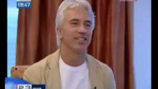 Dmitri Hvorostovsky on Utro Rossii [upl. by Haliak]