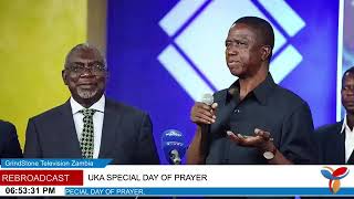 FORMER PRESIDENT LUNGU AT THE OPPOSITION UKA DAY OF PRAYER [upl. by Anikal]