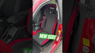 New seat install automobile subaru sparco racingseats [upl. by Nellie477]