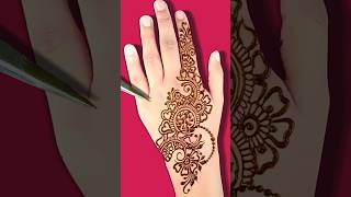 Amazing Very stylish amp Beautiful Simple Mahadir Dijain  Unique Mehndi Ka Design shorts [upl. by Godspeed]