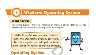 CLASS 3 Computer Chapter 3 Windows Operating System part 1 [upl. by Talbert]