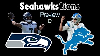 Seahawks vs Lions preview [upl. by Hanae476]