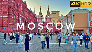 🇷🇺 This is Moscow in 2024 🪆 A Russian Summer Walk 4K HDR [upl. by Ivel]